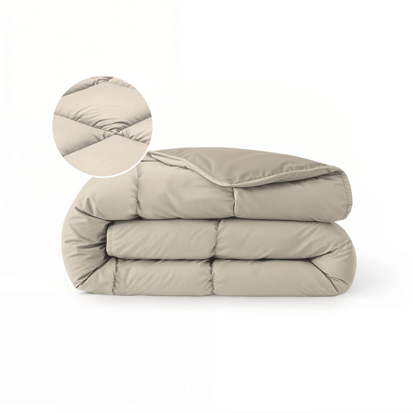 Couette d'été Zelesta Comfort Duo - Taupe & Champagne