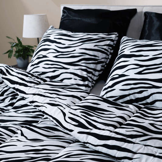 Zelesta Comfort Design Kissenbezug-Set von 2 - Zebra Skin