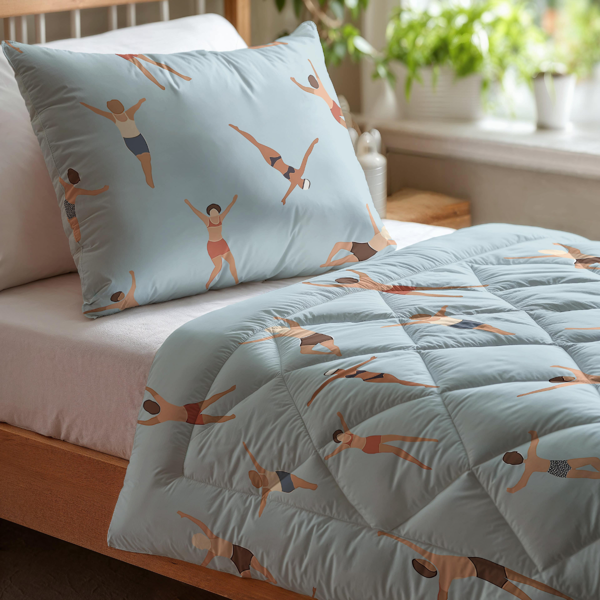 Couette en coton Zelesta Pure Kids - Nageurs