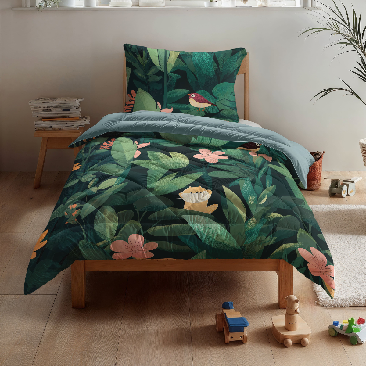 Couette en coton Zelesta Pure Kids - Voyage dans la jungle