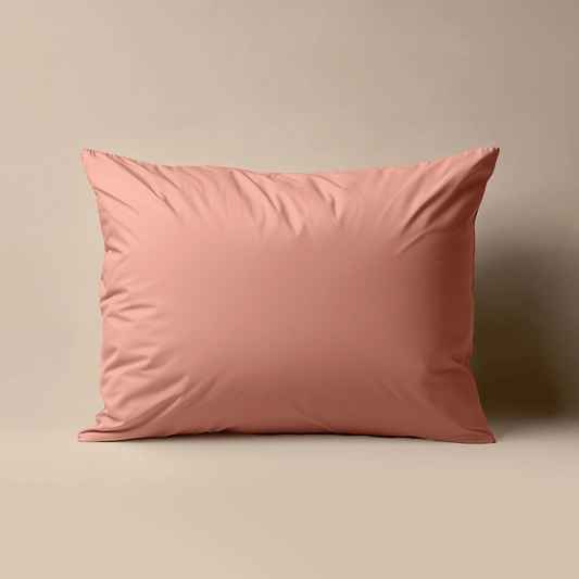 Zelesta Deluxe Percale Cotton Pillowcase Set Of 2 - Salmon image