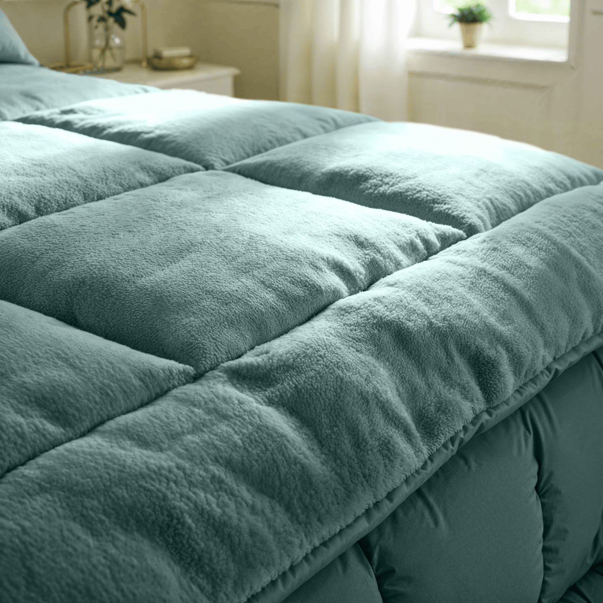 Couette spéciale Zelesta Teddy - Verte