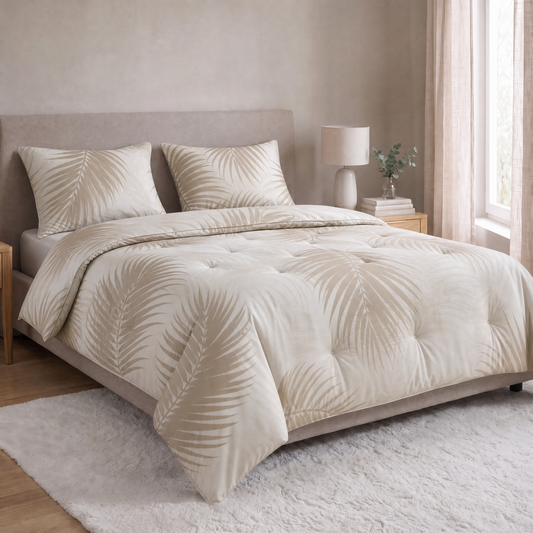 Zelesta Everyday Design Pillowcase Set Of 2 - Palm Leaves