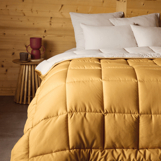Zelesta Everyday Duo Couette - Jaune Ocre & Lin