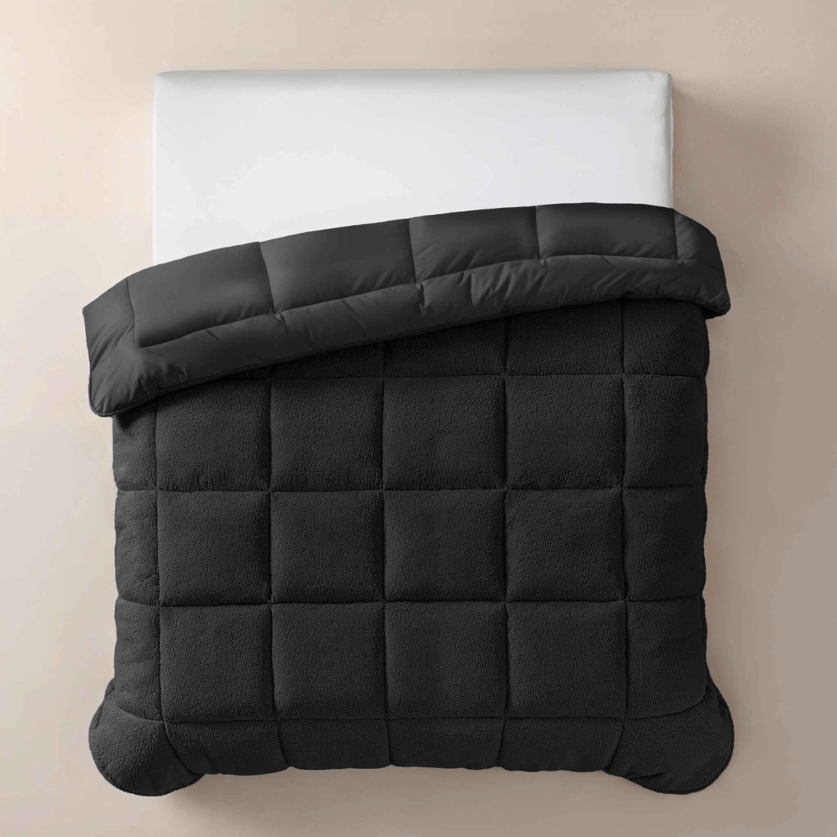 Couette spéciale Zelesta Teddy - Anthracite