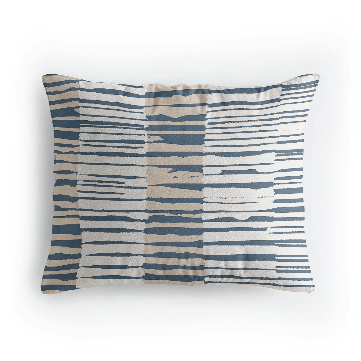 Ensemble de 2 taies d'oreiller en coton design Zelesta Pure - Damier