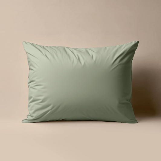 Zelesta Deluxe Percale Cotton Pillowcase Set Of 2 - Olive Green image