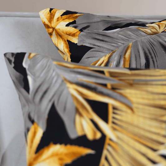 Zelesta Comfort Design Kissenbezug-Set von 2 - Golden Leaves