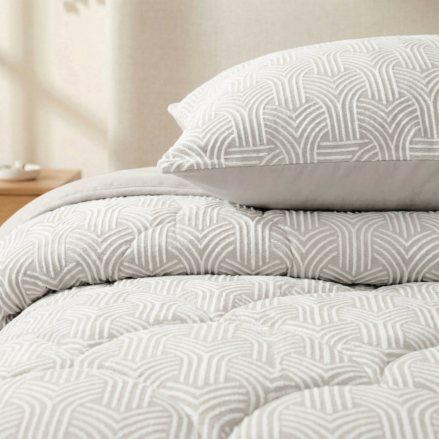 Zelesta Special Flanell Luxus Bettdecke – Creme