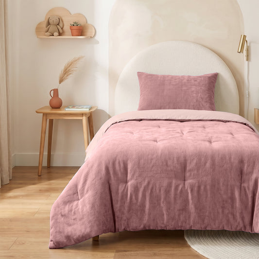 Zelesta Special Kids Chenille Bettdecke – Zartes Rot