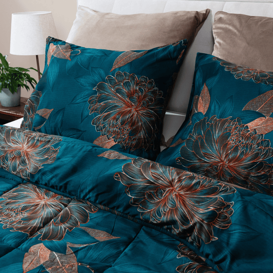 Zelesta Comfort Design Kissenbezug-Set von 2 - Royal Flowers