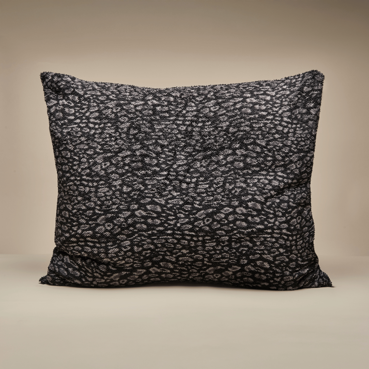 Zelesta Housse d'oreiller spéciale Teddy Panther Lot de 2 - Anthracite