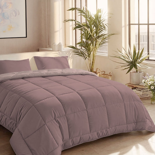 Zelesta Comfort Duo Zomerdekbed - Dusty Pink & Lichtroze