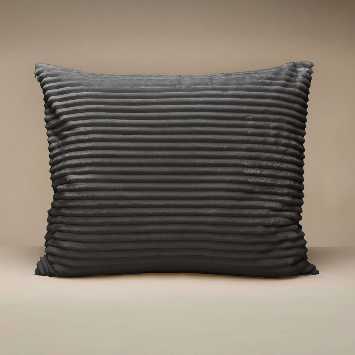 Housse d'oreiller Zelesta Special Teddy Groove Lot de 2 - Anthracite