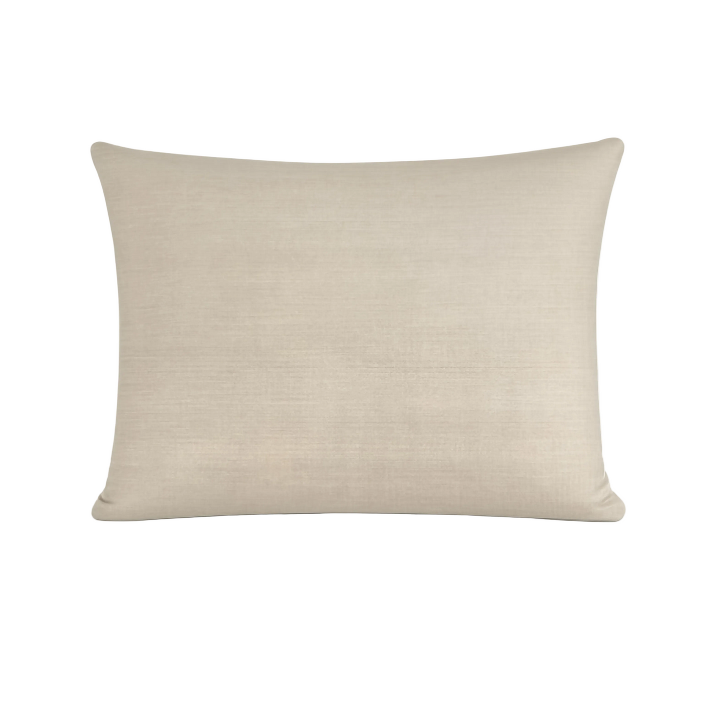 Taie d'Oreiller Zelesta Comfort Uni Sans Coutures Lot de 2 - Beige