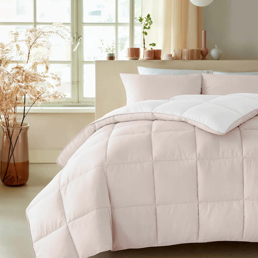 Zelesta Deluxe Duo Percale Katoenen Zomerdekbed - Zijde & Crème