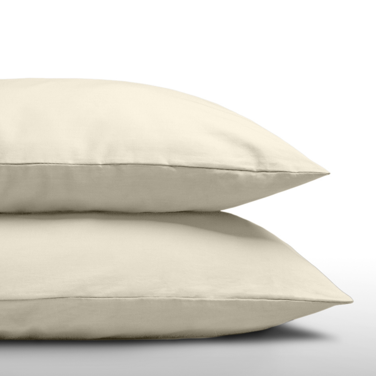 Zelesta Everyday Housse de Coussin Unie Lot de 2 - Beige Sable