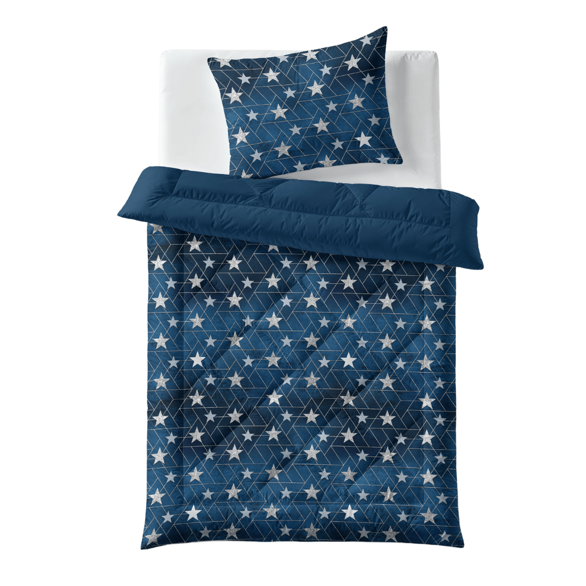 Couette Zelesta Comfort Kids - Étoiles Argentées