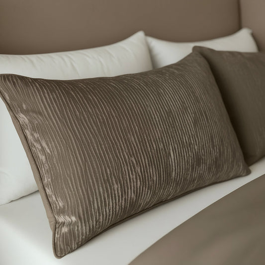 Zelesta Special Velvet Chic Kussensloop Set van 2 - Taupe