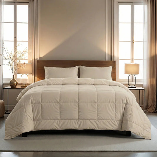 Couette Zelesta Pure Uni Cotton - Sable du Désert