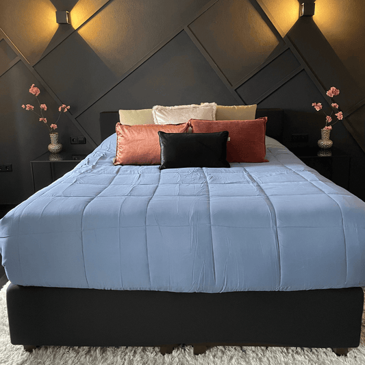 Zelesta Everyday Duo Couette - Bleu & Mastic