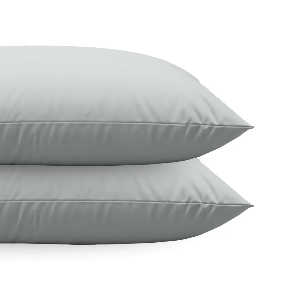 Ensemble de 2 taies d'oreiller Zelesta Comfort Uni Diamond - Gris-Bleu