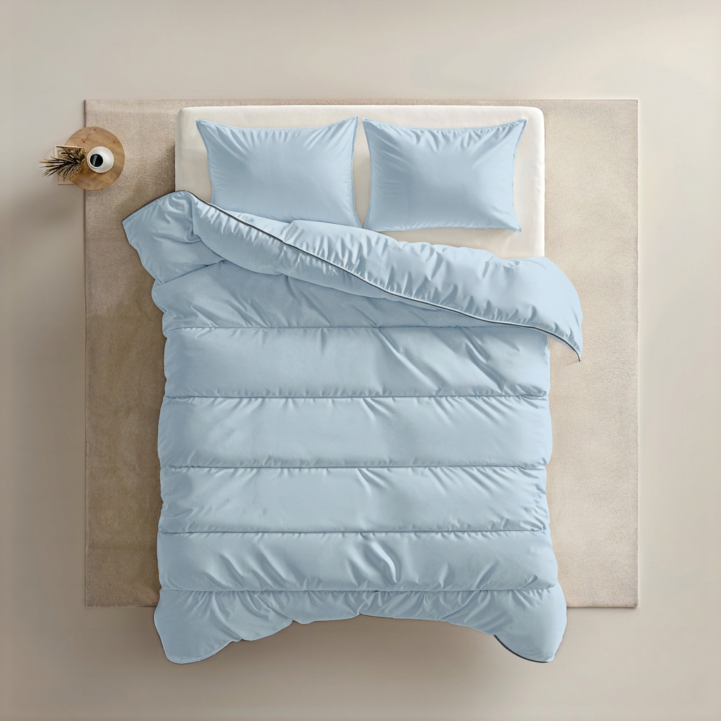 Zelesta Everyday Uni Pillowcase Set Of 2 - Light Blue Grey
