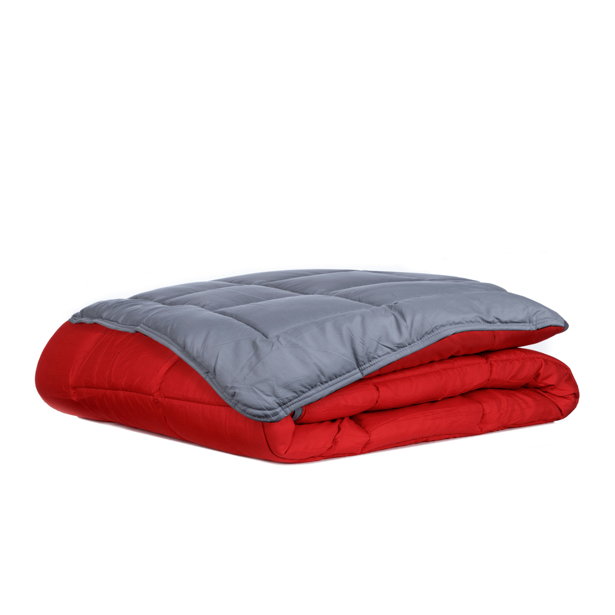 Zelesta Everyday Duo Couette d'été - Anthracite & Rouge