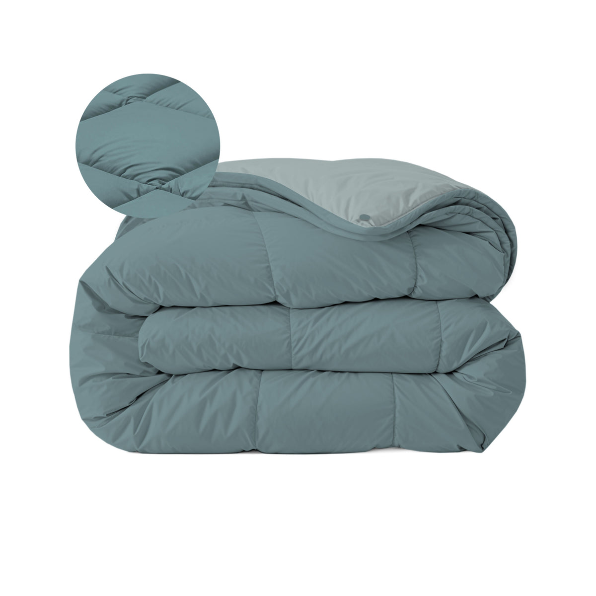 Zelesta Comfort Duo 4-Jahreszeiten Bettdecke - Blaugrün & Blau