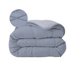 Zelesta Comfort Duo 4-Jahreszeiten Bettdecke - Blau & Hellblau