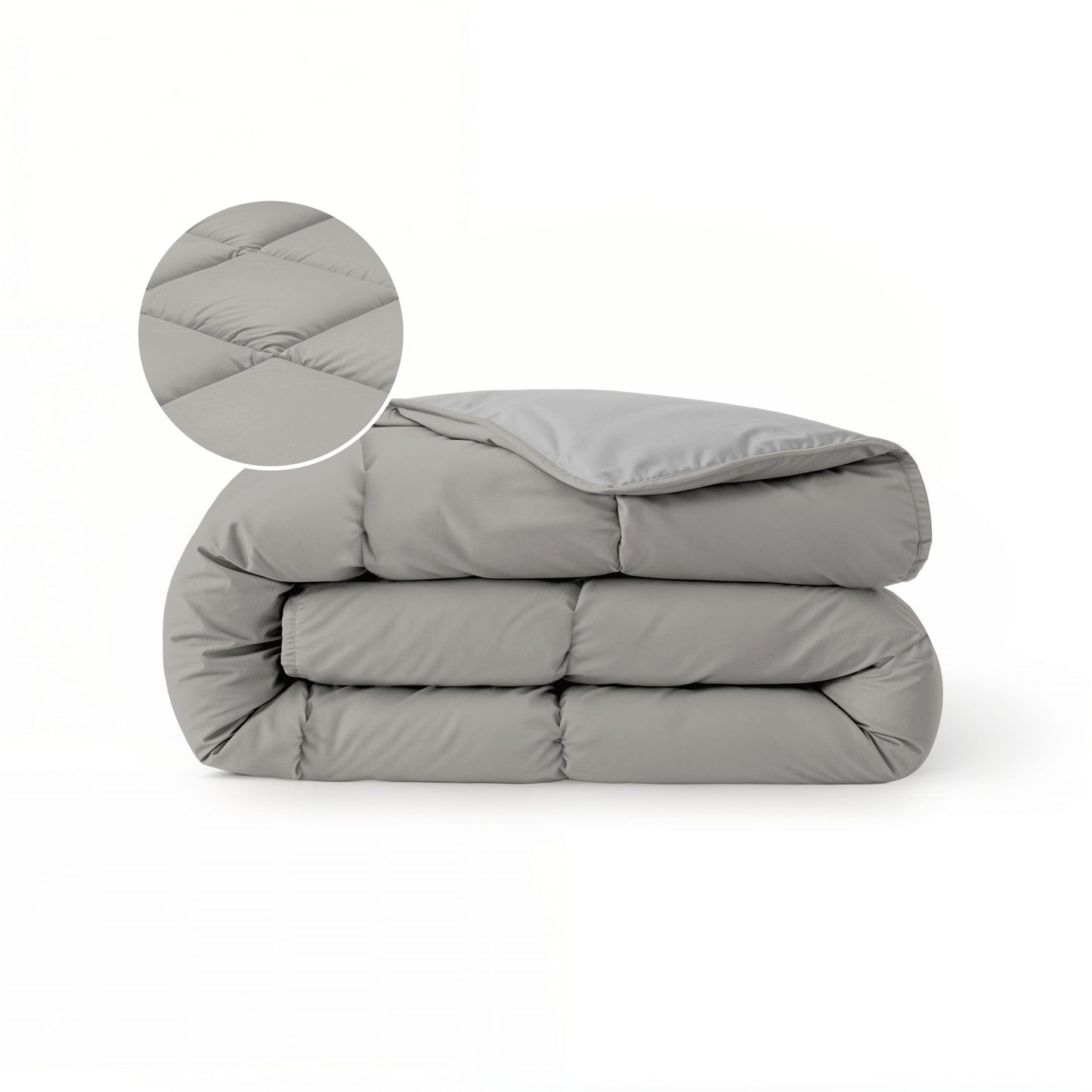 Couette d'été Zelesta Comfort Duo - Gris et Gris doux