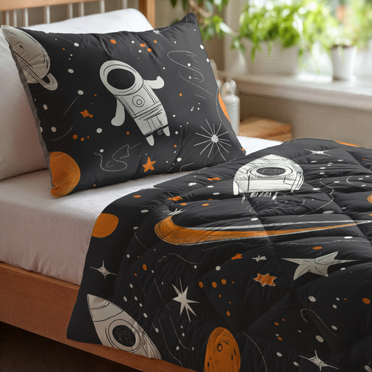 Couette en coton Zelesta Pure Kids - Astronaute