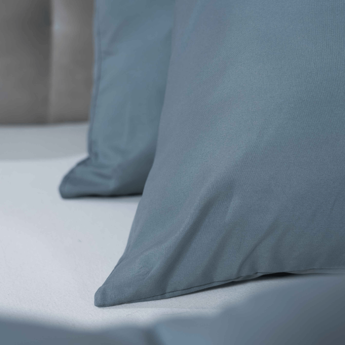 Zelesta Comfort Uni Taie d'Oreiller Set de 2 - Gris