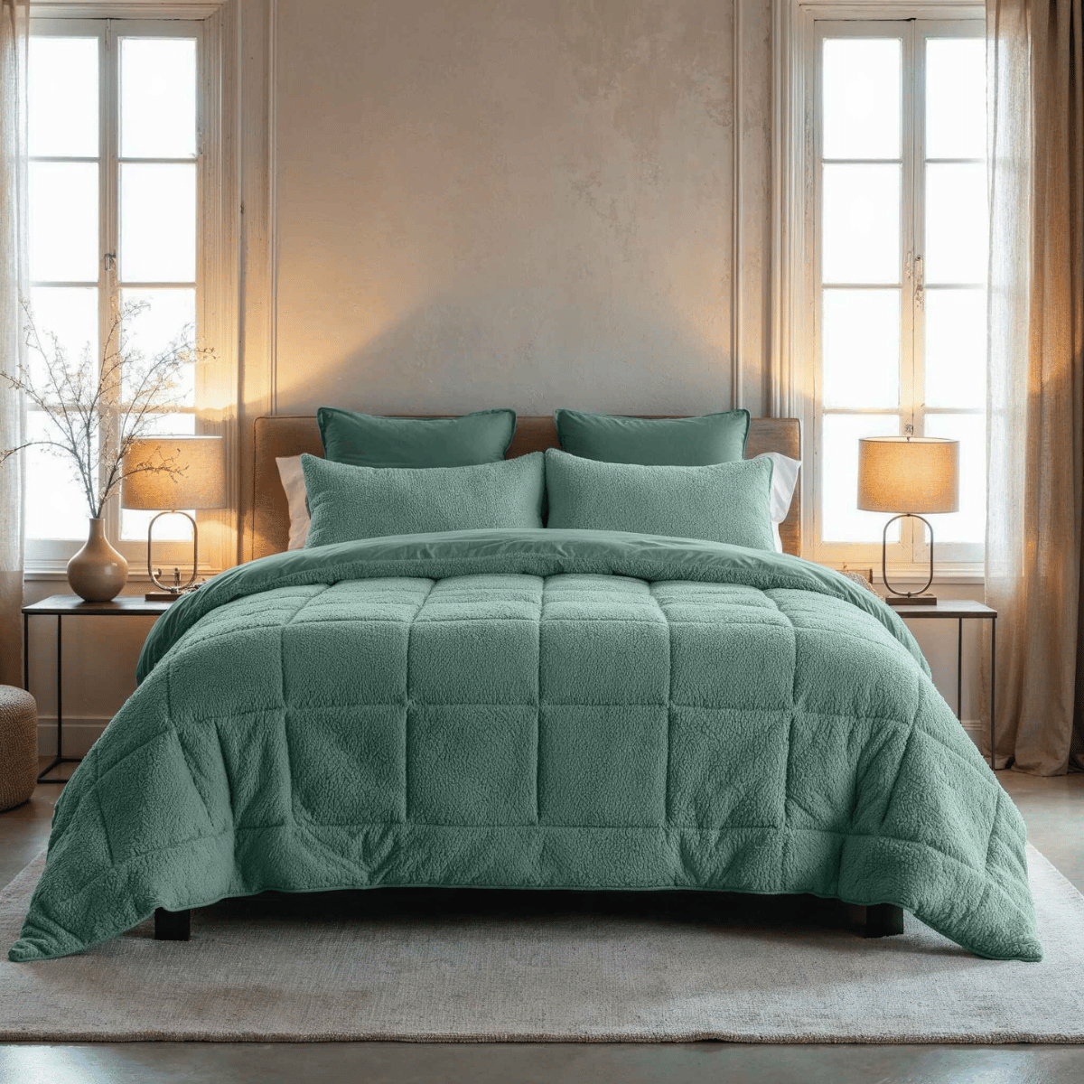 Couette spéciale Zelesta Teddy - Verte