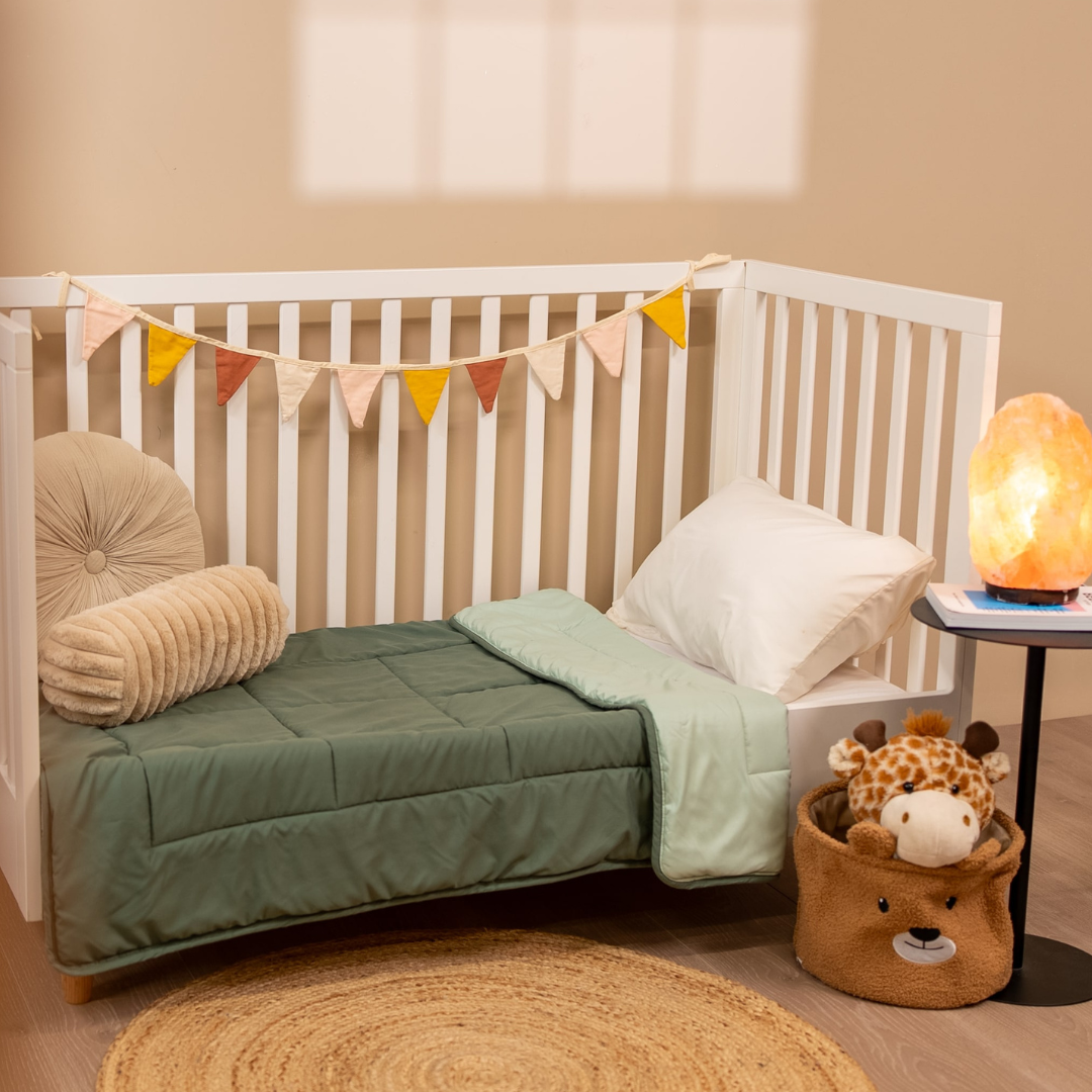 Couette Zelesta Comfort Kids - Vert clair et vert foncé