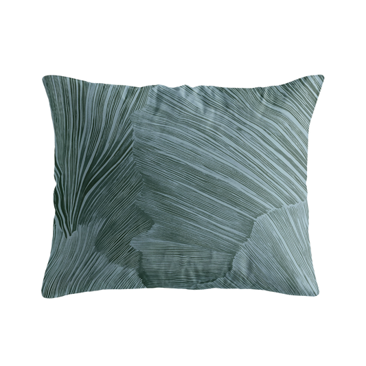 Ensemble de 2 taies d'oreiller en coton Zelesta Pure Design - Vert botanique