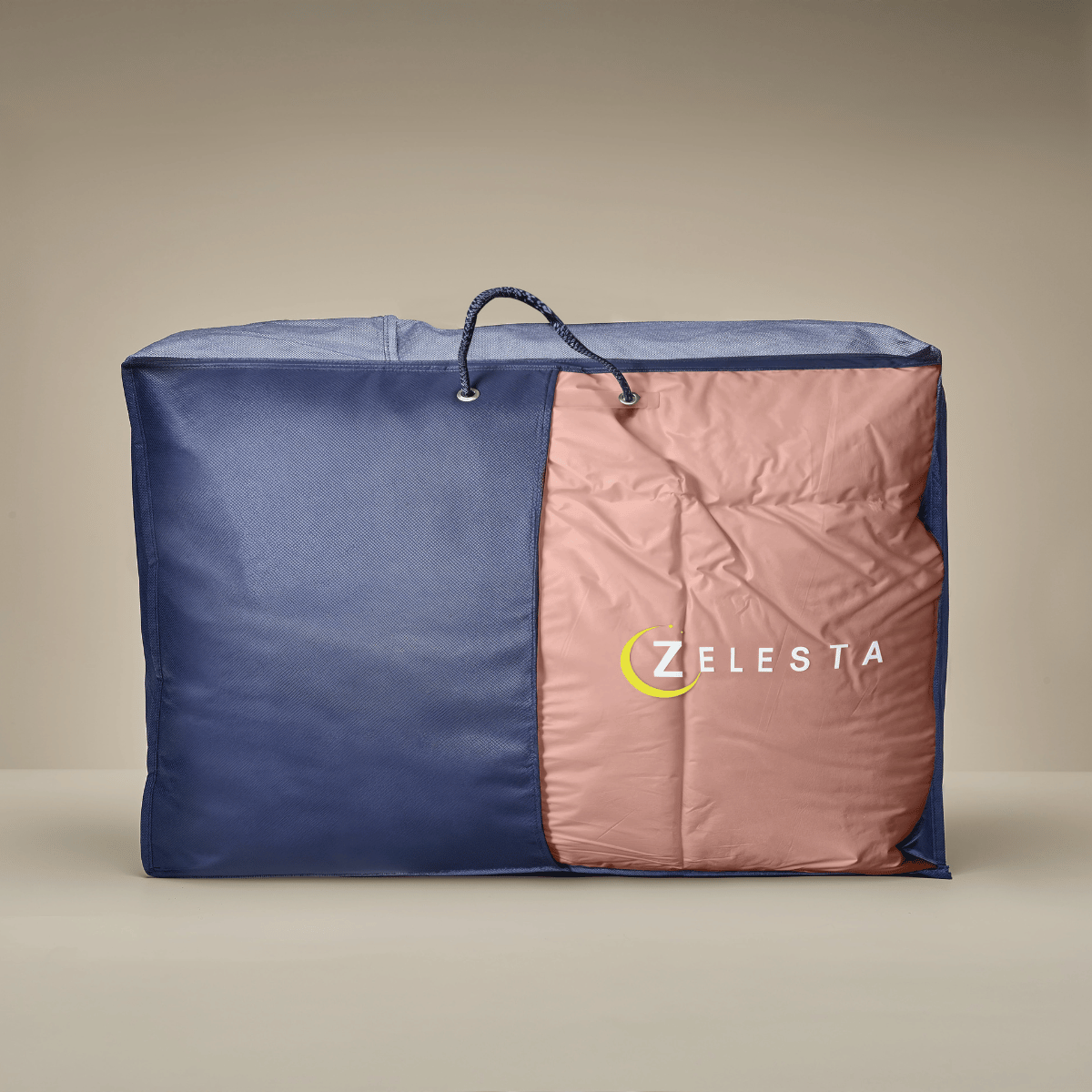 Couette Zelesta Deluxe Duo en coton percale - Saumon & Pêche