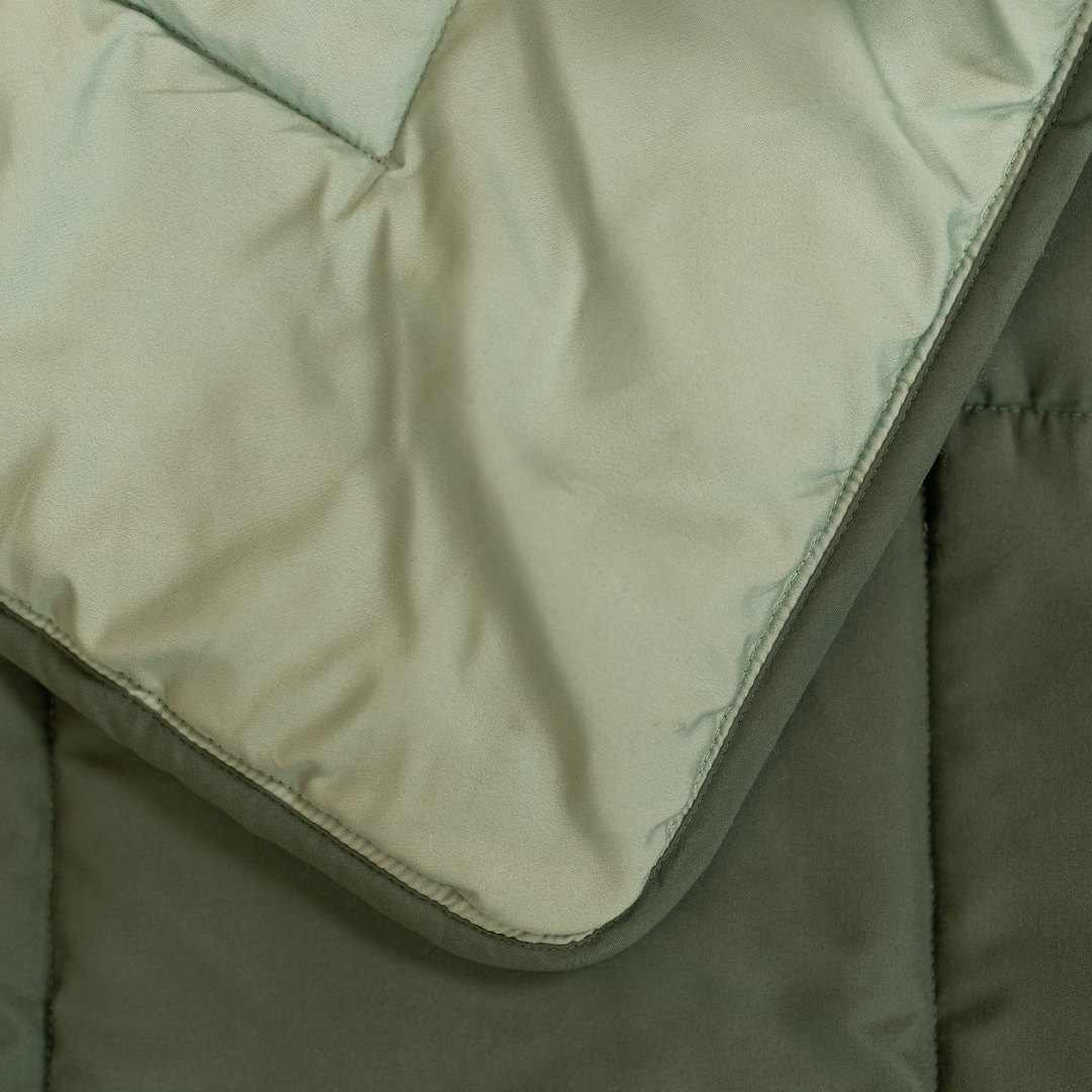 Couette Zelesta Comfort Kids - Vert clair et vert foncé