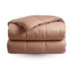 Couette Zelesta Deluxe Uni Satin Coton - Rouge Terre