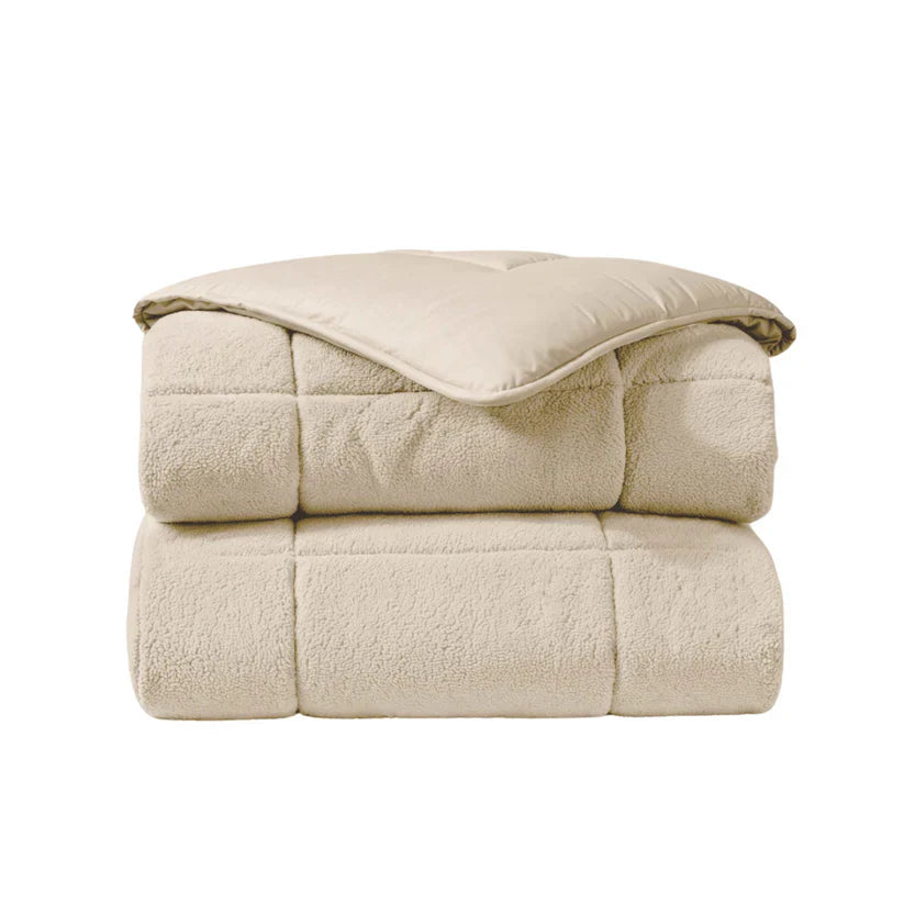 Couette spéciale Zelesta Teddy - Crème