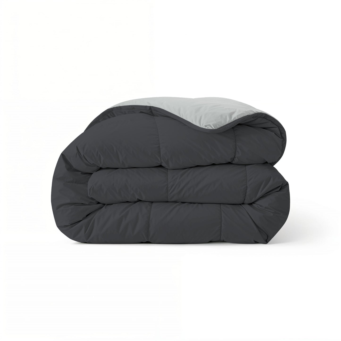 Couette Zelesta Comfort Duo - Noir Doux & Gris Argenté