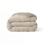 Couette Zelesta Comfort Duo - Taupe & Champagne