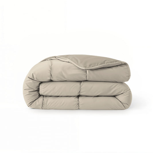 Couette d'été Zelesta Comfort Duo - Taupe & Champagne