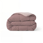 Couette Zelesta Comfort Duo - Rose Poussiéreux et Rose Clair