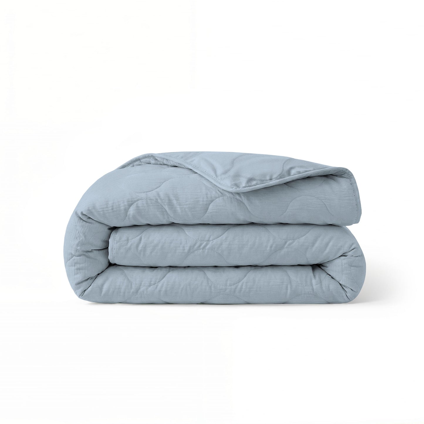 Couette d'été spéciale en mousseline Zelesta - Bleu glace clair