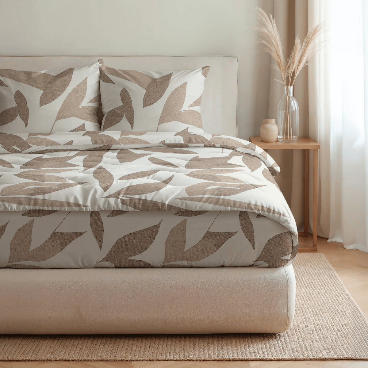 Couette en coton Zelesta Pure Design - Beige Automne