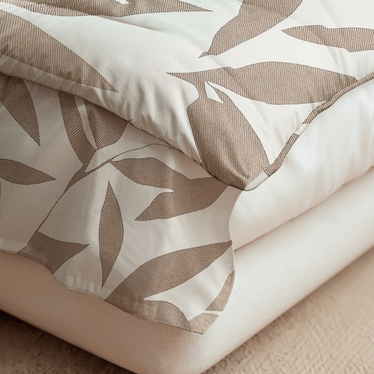 Couette en coton Zelesta Pure Design - Beige Automne