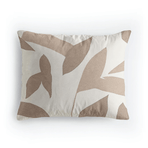 Ensemble de 2 taies d'oreiller en coton design Zelesta Pure - Beige Automne