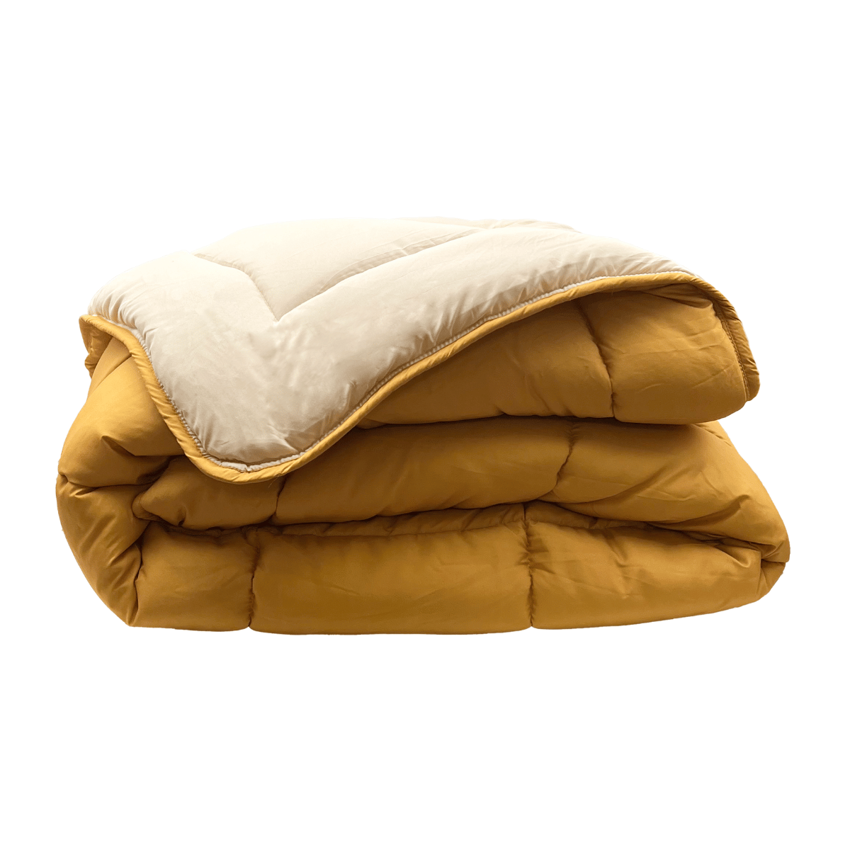 Zelesta Everyday Duo Couette - Jaune Ocre & Lin