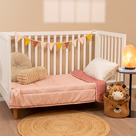 Couette Zelesta Comfort Kids - Pêche Rose & Rose Poussiéreux